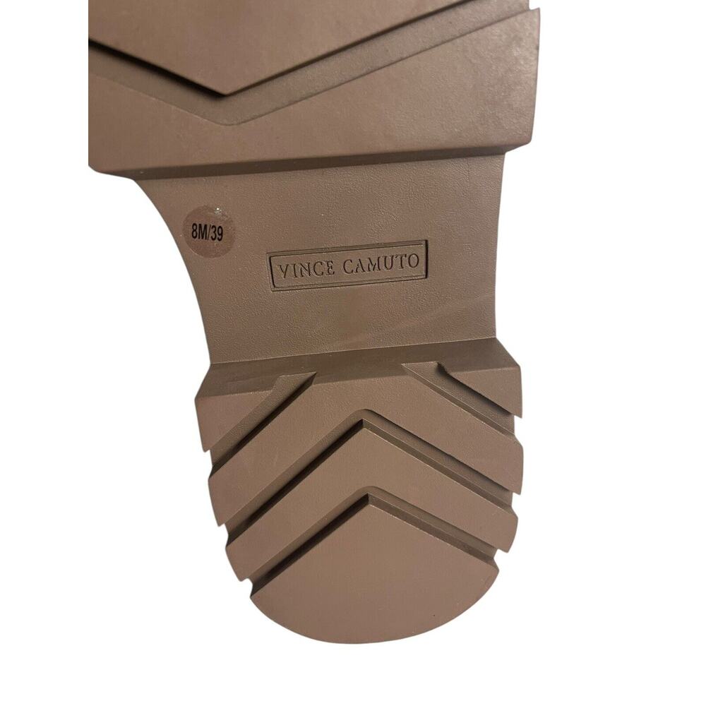 Vince Camuto Neframes Dark Taupe Leather Chelsea Boot Round Toe Size 8 M NWOB - Picture 9 of 10